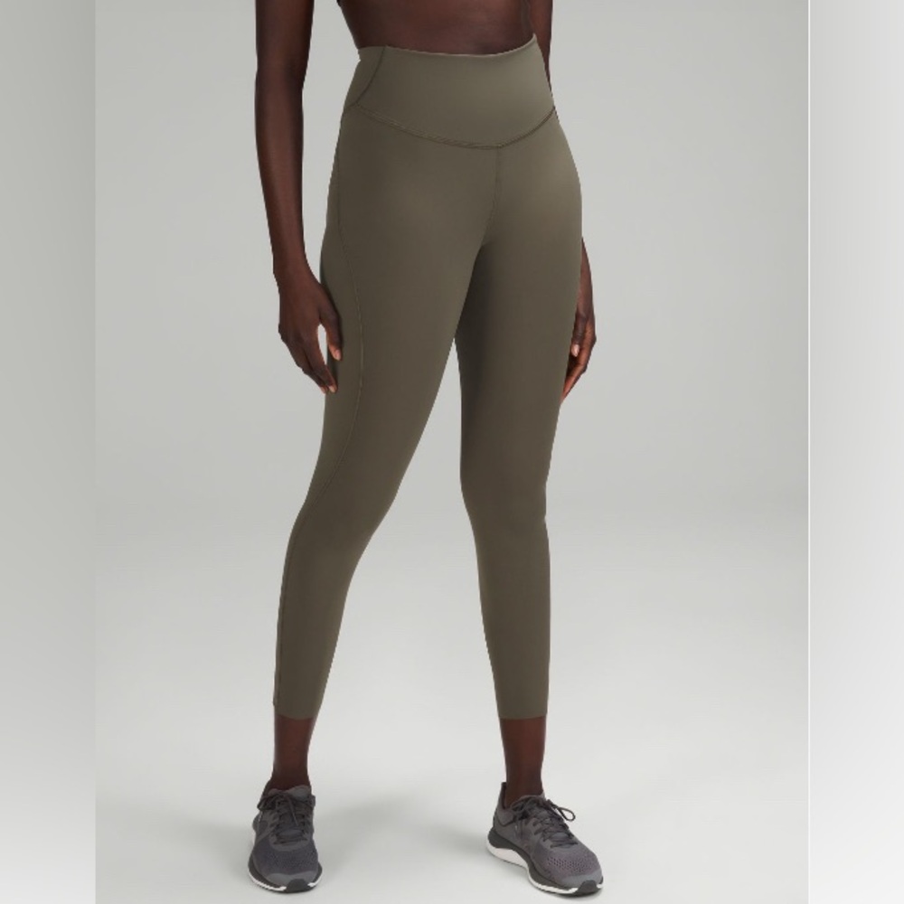 Base Pace High-Rise Running
Tight 25" *Online Only color 
Army Green